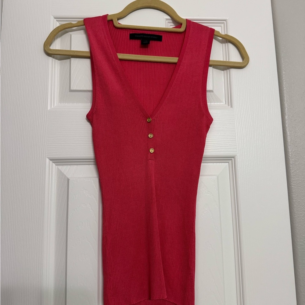 Express XS Pink Knit Top